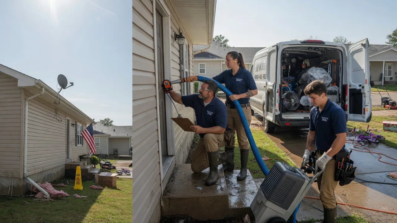Ceiling Water Damage Restoration in Tendoy, ID near me